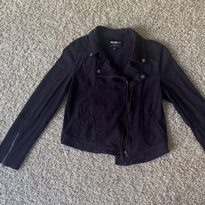 William Rast Black Moto Jacket